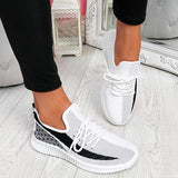 Myquees Breathable Lightweight Lace-Up Sneakers
