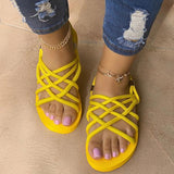 Myquees Soft Bottom Cloth Rope Sandals