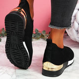 Myquees Daily Slip-on Knit Sneakers