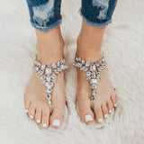 Myquees Crystal Clear Sandals