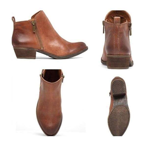 Myquees Plus Size Fall Vintage Boots