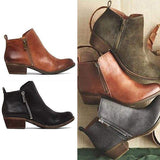 Myquees Plus Size Fall Vintage Boots