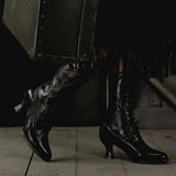 Myquees Elegant Ruched Vintage Boots
