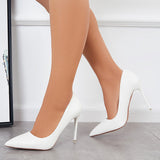 Myquees Classic Slip on High Heels Pointed Toe Stilettos Dress Pumps