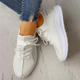 Myquees Lace-Up Breathable Casual Sneakers