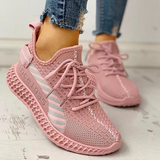 Myquees Lace-Up Breathable Casual Sneakers