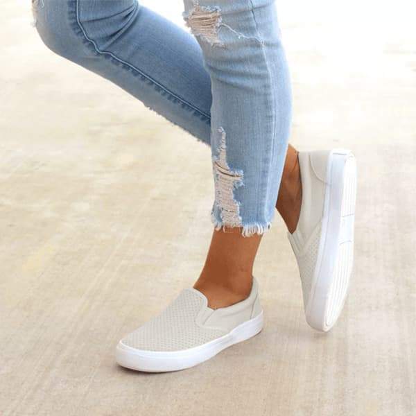 Myquees Slip On Running Flat Sneakers