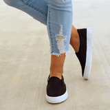 Myquees Slip On Running Flat Sneakers