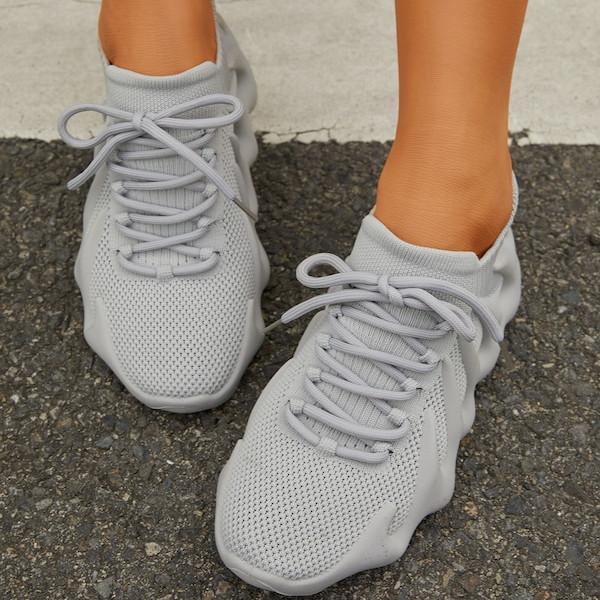 Myquees Breathable Mesh Lightweight Sock Sneakers