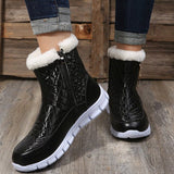 Myquees Lightweight Warm Fur Outdoor Snow Boots