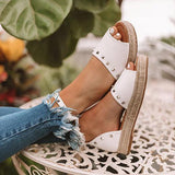 Myquees Peep Toe Ankle Strap Sandals