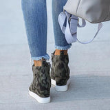 Myquees Extra Mile Wedge Sneakers