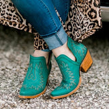 Myquees Cut-out Western Booties